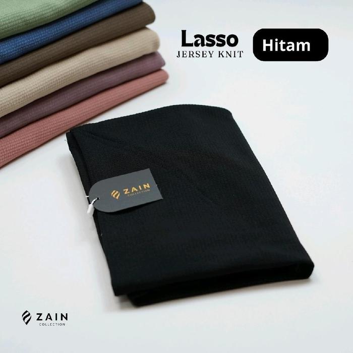 Gambar Jilbab Instan Lasso M ZAIN Collection Hijab Bergo Pet Malay Jersey Knit Jilbab Daily Instan - Hitam dari ZAIN COLLECTION_NEW undefined Tokopedia