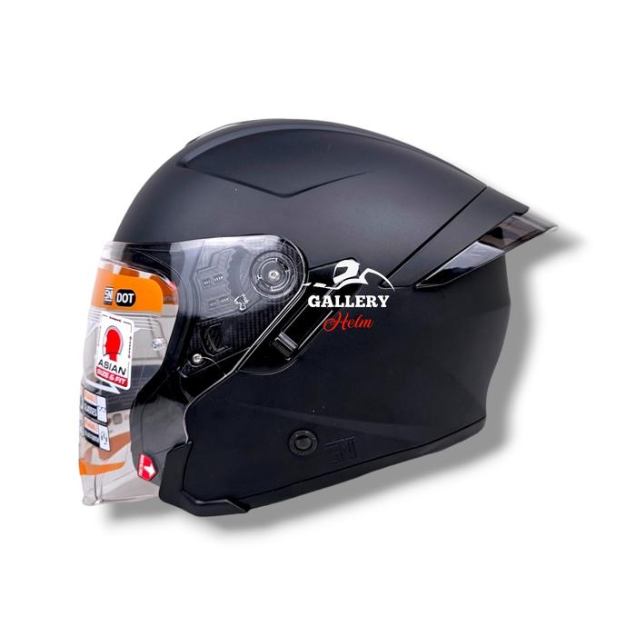 Gambar Ink Terra 2 White | Helm Ink Tera 2 Half Face Double Visor - Hitam Doff, XXL dari Galleryhelm undefined Tokopedia