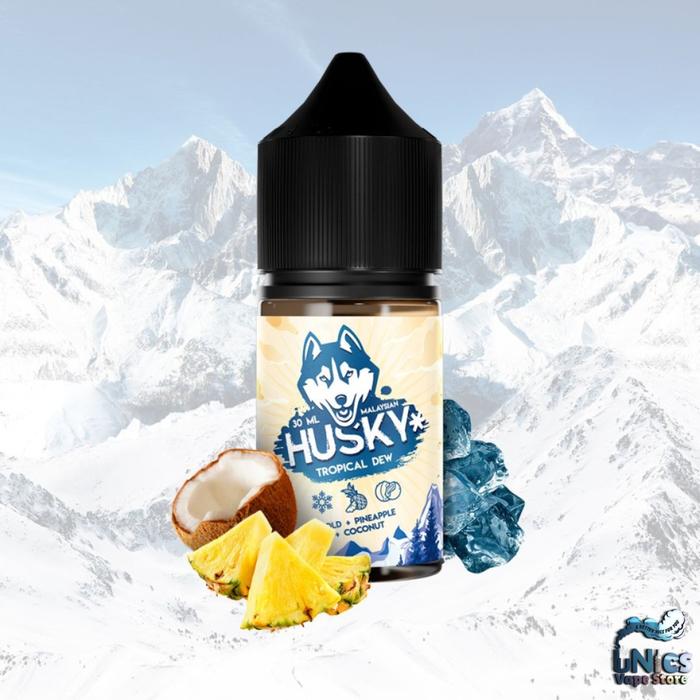 Gambar HUSKY Liquid SALTNIC 30ML Nic 30Mg Salt Nicotine 14 Varian Rasa Huskies New Cold Flavors Sensation by HUSKY E-Liquid MALAYSIA - TROPICAL DEW dari uNics VapeStore undefined Tokopedia
