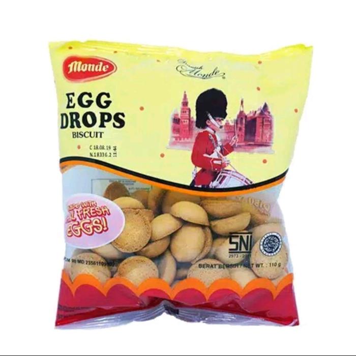 Gambar Monde egg drops 110gr monde biscuit egg drops dari goodshopsnack undefined Tokopedia