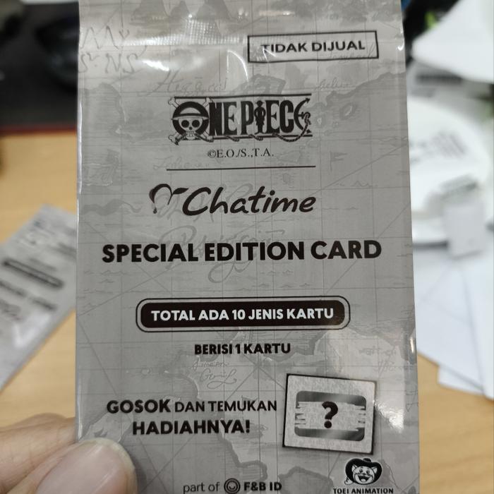 Gambar Chatime x one piece zoro wanted nami - gacha segel new dari Lee'Art undefined Tokopedia