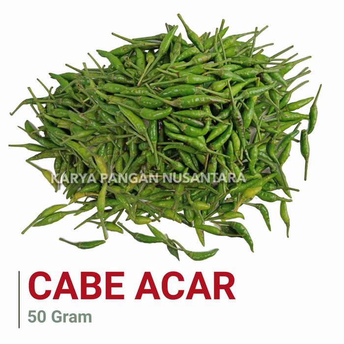Gambar CABE HIJAU KECIL CABAI HIJAU LALAP CABE ACAR CABAI ACAR SEGAR - 50 Gram dari Karya Pangan Nusantara undefined Tokopedia