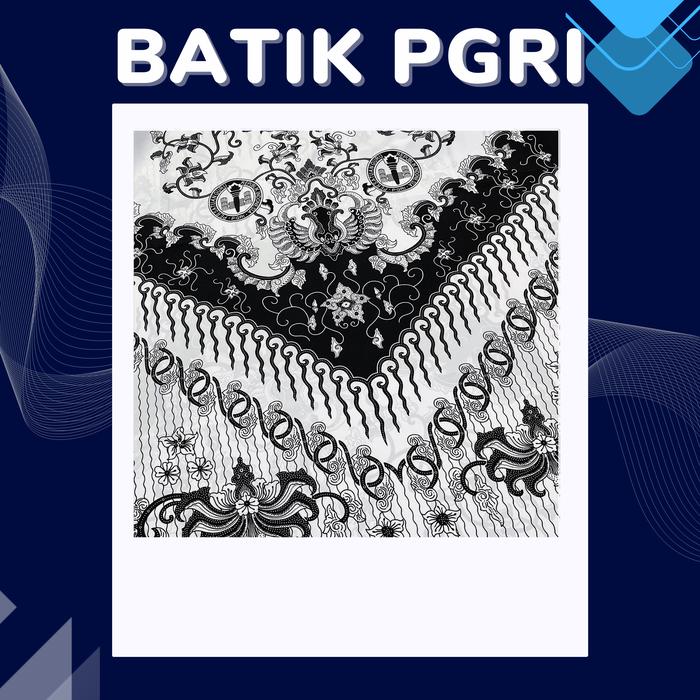 Jual KAIN BATIK NASIONAL SERAGAM PGRI MOTIF KUSUMA BANGSA HARGA PER 2 ...