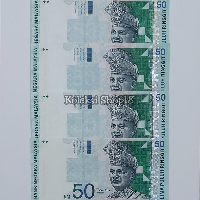 Gambar Koleksi Uang Asing Malaysia Ringgit Pecahan 50 Ringgit Old Series dari Koleksi Shop18 undefined Tokopedia