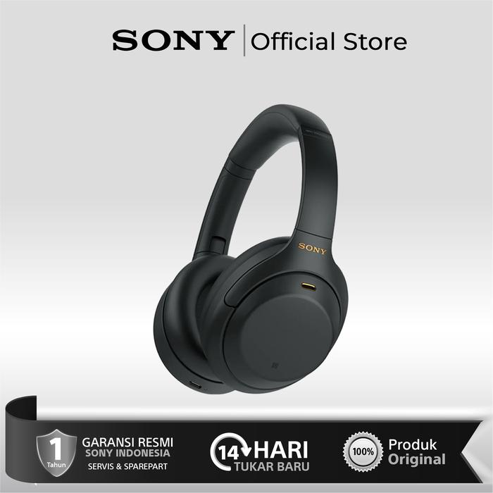 Gambar SONY WH 1000XM4 / WH1000XM4 / Wireless Noise Canceling Headphones - Hitam dari Sony Center Official Bali undefined Tokopedia