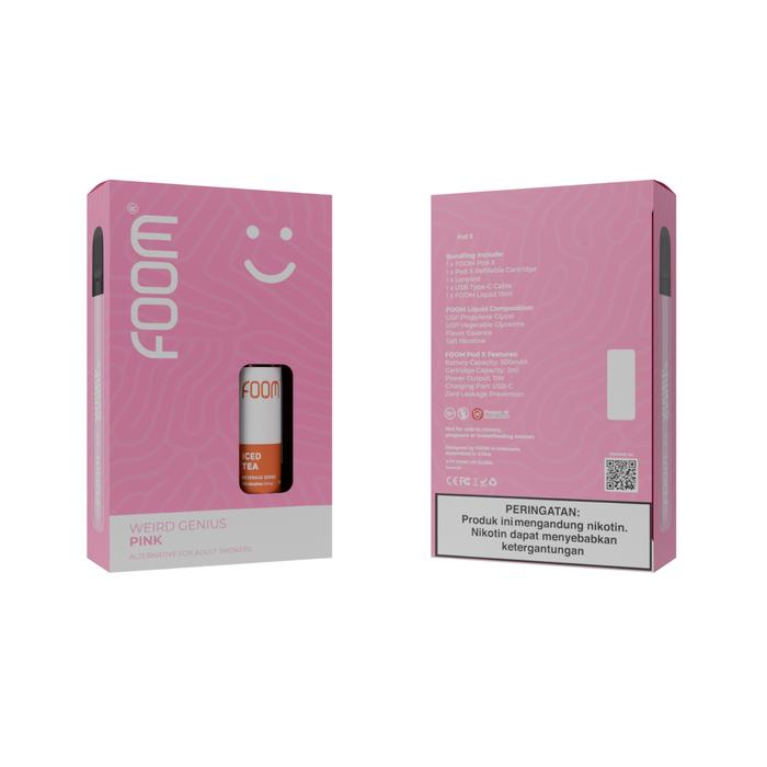 Gambar Pod X Weird Genius Bundling Liquid 15ml - Pink + Iced Tea dari FOOM Store 23 Paskal Bandung undefined Tokopedia