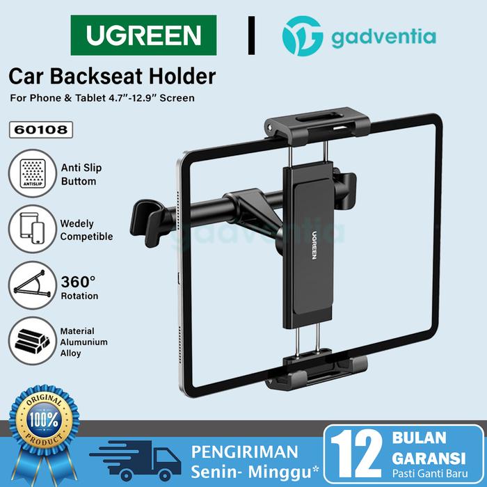 Gambar BASEUS FUN JOURNEY HEADREST CAR BACKSEAT TABLET PHONE HOLDER MOBIL - UGREEN 60108 dari GADVENTIA undefined Tokopedia