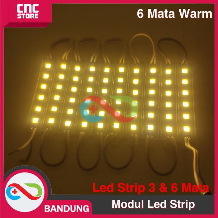 Gambar MODUL LED 12V MODULE LED 3 MATA & 6 MATA STRIP SMD 5050 NEON BOX LAMPU VARIASI WARM WHITE RED BLUE GREEN - 6 MATA WHARM dari CNC STORE BANDUNG undefined Tokopedia