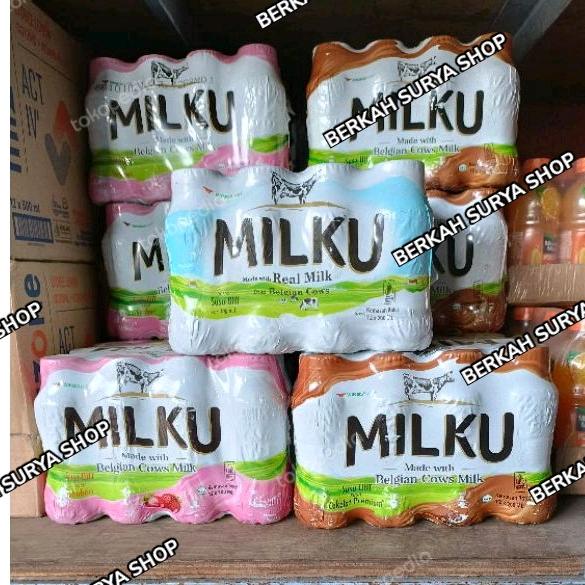 Gambar MILKU COKLAT/STROBERI 200Ml 1 pack isi 12 botol dari ALIFA MART99 undefined Tokopedia