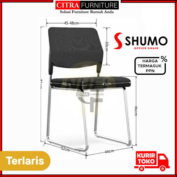 Gambar SHUMO Kursi Kantor Hadap Onyx | Kursi Meeting | Kursi Tunggu - TYPE-A, DIRAKIT dari Citra furniture undefined Tokopedia