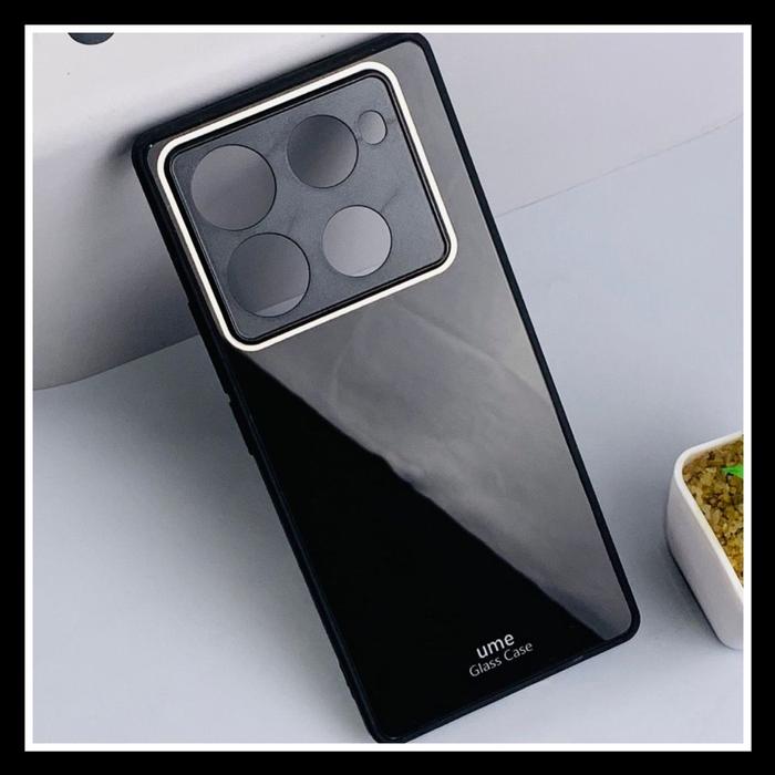 Gambar Infinix Note 40 / 40 Pro / 40 Pro+ Plus 5G 4G Crystal Glass Original Casing Hard Case Cover Tempered Bumper - HITAM., INF.NOTE 40. dari Case Thebest undefined Tokopedia