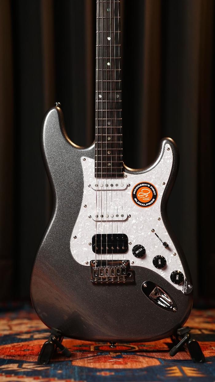 Gambar JS Guitars NOVA II STN2 Stratocaster HSS Electric Guitar - Silver Metallic dari JS GUITARS STORE undefined Tokopedia
