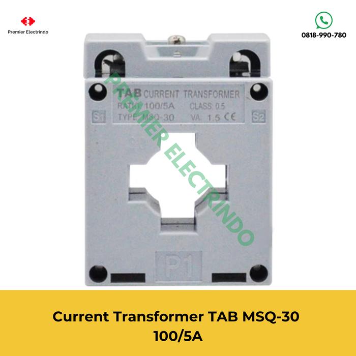 Jual Current Transformer (CT) MSQ 30 TAB 100/5A - Current Transformer ...
