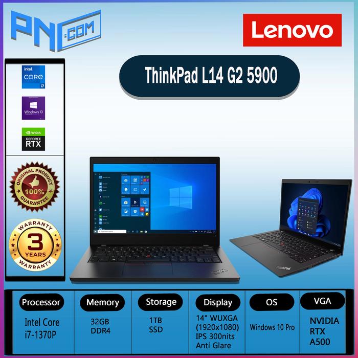 Jual Lenovo ThinkPad P14s G4 5900 Intel Core i7-1370P 32GB 1TB SSD