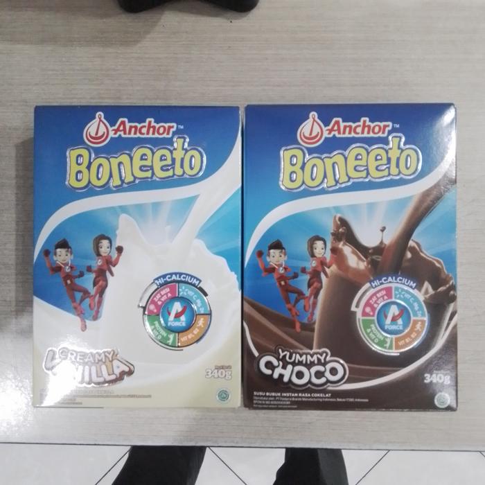 Gambar BONEETO SUSU BUBUK INSTANT 340 GR | BONEETO CREAMY VANILLA / YUMMY COKLAT - Vanila dari karumaswalayan undefined Tokopedia