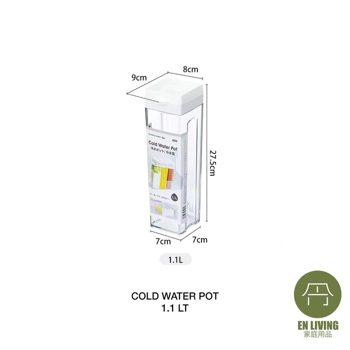 Gambar EN LIVING Cold Water Pot / Water Jug / Water Pitcher / Pitcher Minuman / Teko Air Minum / Tempat Minum / Botol Air - 1,1 LT dari EN LIVING undefined Tokopedia