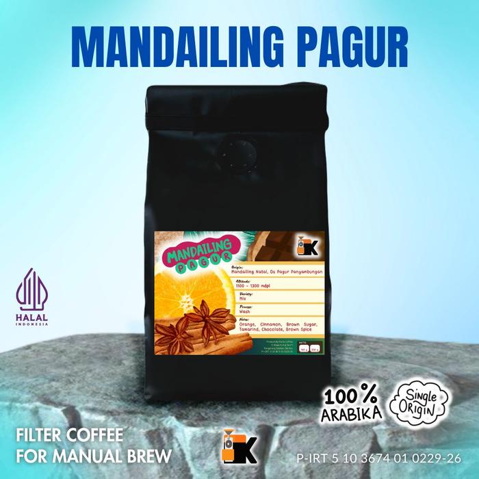 Gambar Kopi Arabika Mandailing Pagur Panyabungan 250gr - Extra halus, 200gr dari KIETA COFFEE GROSIR undefined Tokopedia