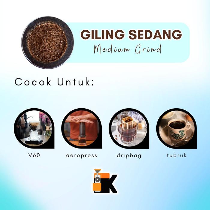 Gambar Biji Kopi Arabika Aceh Gayo Premium 250gr - Giling Sedang, 500gr dari KIETA COFFEE GROSIR undefined Tokopedia