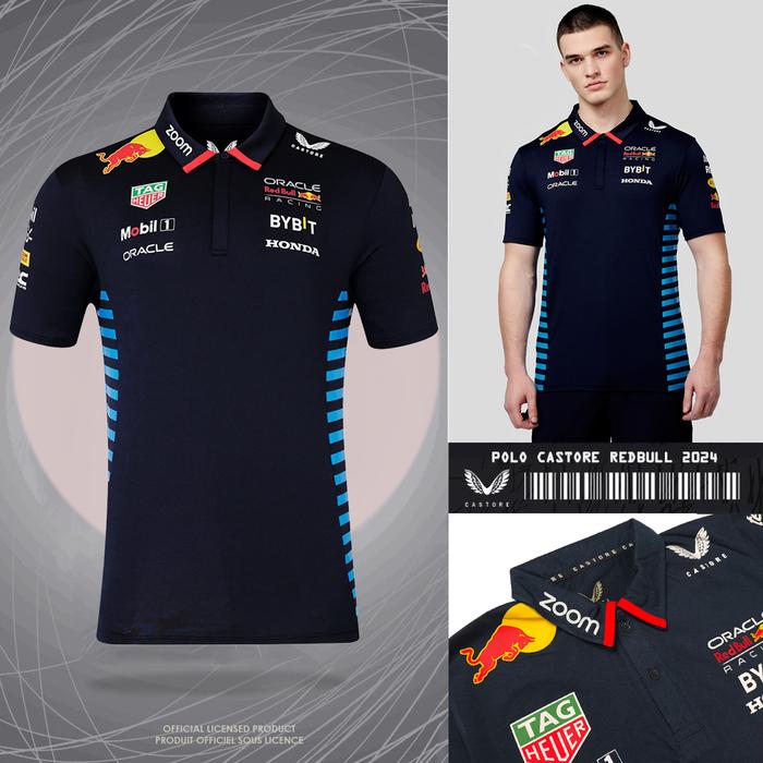 Gambar KAOS POLO SHIRT RACING REDBULL CASTORE TEAM F1 GRADE ORIGINAL PREMIUM - POLOREDBUL2024, M dari DONBOSCO 91 undefined Tokopedia