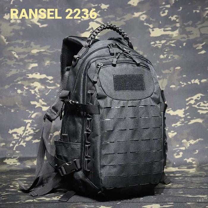 Gambar Tas Tactical Ransel Military Tactical laser cut Molle Fans terbaru - Hitam dari Arie Tactical Gear undefined Tokopedia