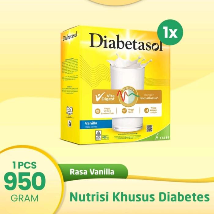 Gambar Susu Diabetasol Jumbo Vanila dan Cokelat 950 gr - Vanila dari CZCollection2 undefined Tokopedia