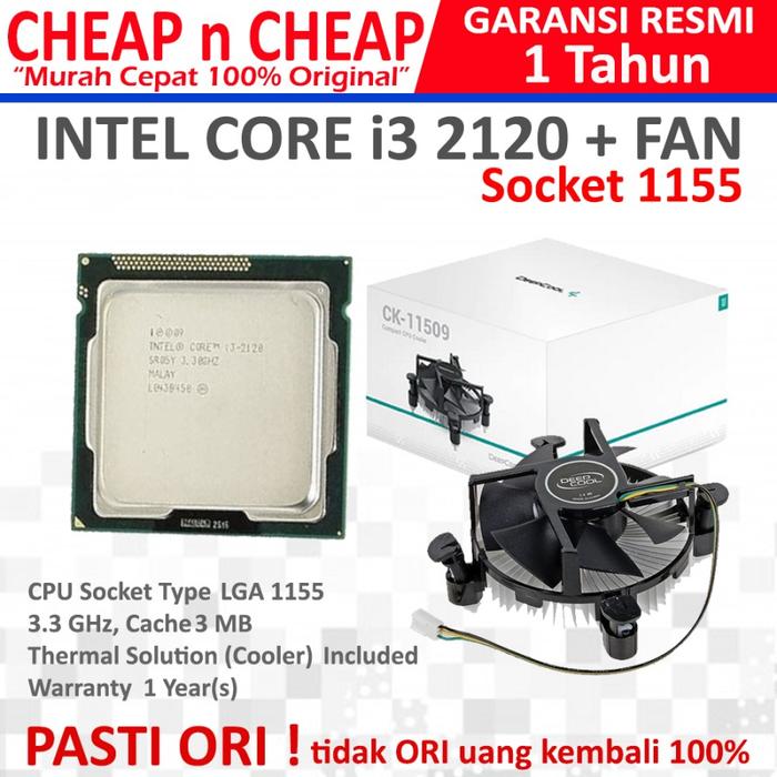 Gambar Intel Core i7 3770 Tray + Fan - Intel LGA 1155 H61 - i3 2120 + Fan dari Cheap n Cheap undefined Tokopedia
