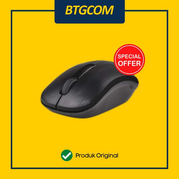 Gambar MOUSE PROLINK PMW5010 WIRELESS 125HZ 1200DPI DONGLE TANPA KABEL BLACK/CHARCOAL/BLUE - Black dari btgcom undefined Tokopedia