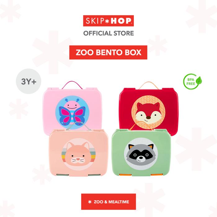 Gambar Skiphop Zoo Bento Box - Wadah Makan Anak - Butterfly dari Skiphop.id undefined Tokopedia