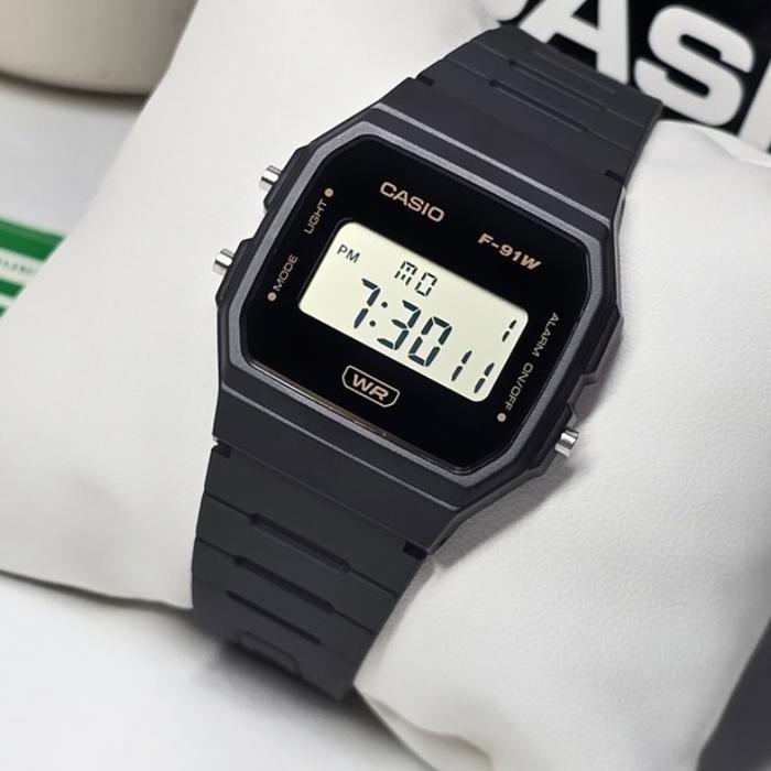 Gambar Jam Casio Digital Pria/Wanita/Anak Original F-91WB - F-91WB-8A dari Watch S undefined Tokopedia