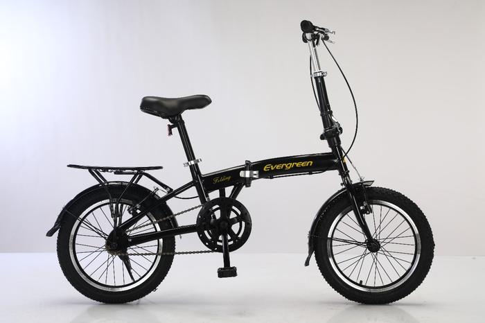 Gambar Sepeda Anak/Dewasa - Sepeda Lipat Evergreen 16 Lipat 1 Speed - Hitam dari Toko Sepeda Sandey Sanjaya undefined Tokopedia