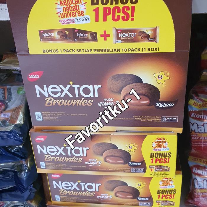 Gambar NEXTAR Nabati Rasa Nanas atau Brownies Choco. 1Pak Isi 10 Bungkus dari Favoritku-1 undefined Tokopedia