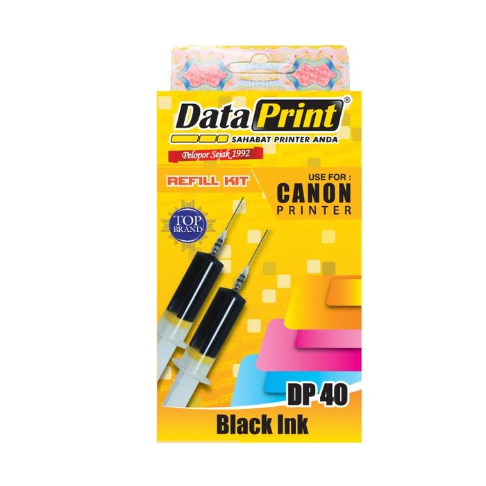 Gambar Tinta Printer Canon Refill Kit Data Print - Hitam dari Poppuri Shop_NEW undefined Tokopedia