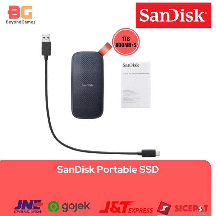 Gambar SanDisk Ssd Portable 1TB / 2TB / 480GB External SSD Portable E30 Original - 1TB-800MB/s dari Beyond Games undefined Tokopedia