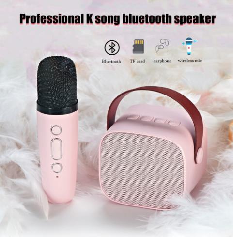 Jual Karaoke Speaker Mic Indoor KTV/ Portable Wireless Bluetooth ...
