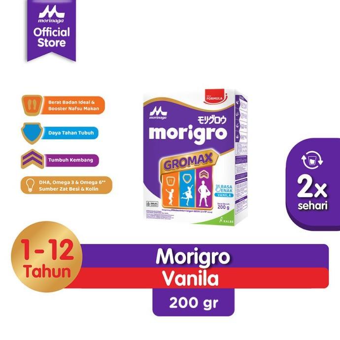 Gambar Morigro 200 Gr / Susu Penambah Berat Badan Anak Dari Morinaga -Sahabat Mom&Baby - VANILLA dari sonia gift shop undefined Tokopedia