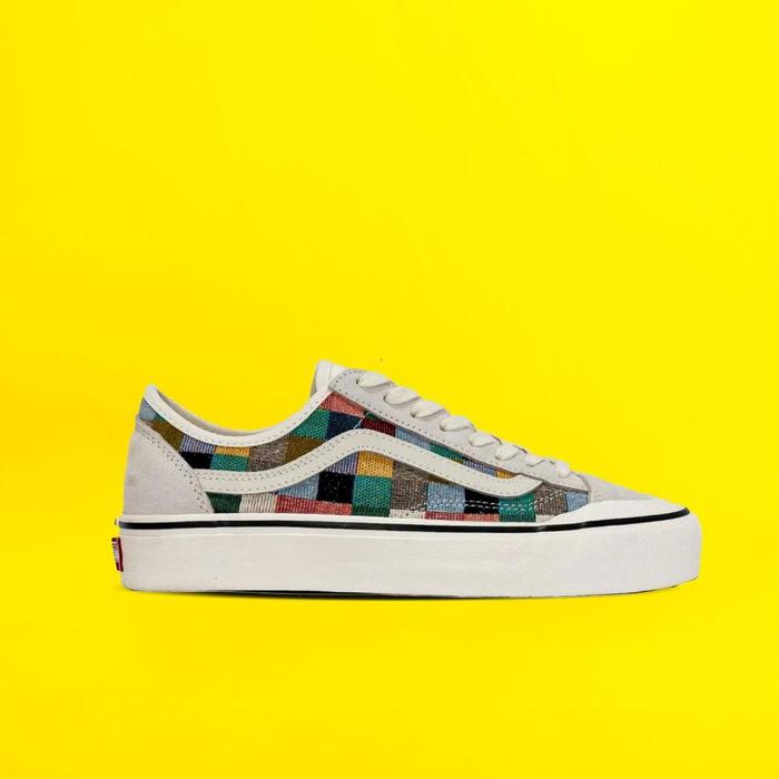Jual sepatu vans style 36 decon sf woven checkerboard multicolor
