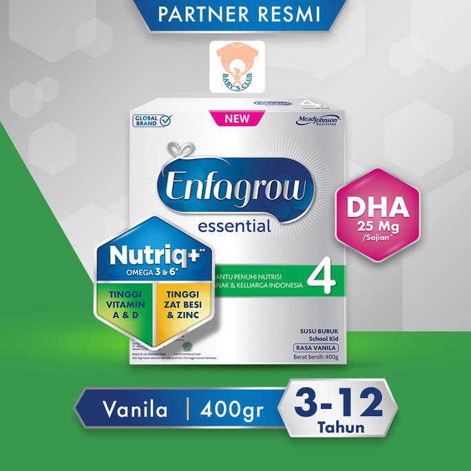 Gambar Enfagrow Essential 4 400 Gram Vanila (3-12 Tahun) -Sahabat Mom&Baby dari sonia gift shop undefined Tokopedia