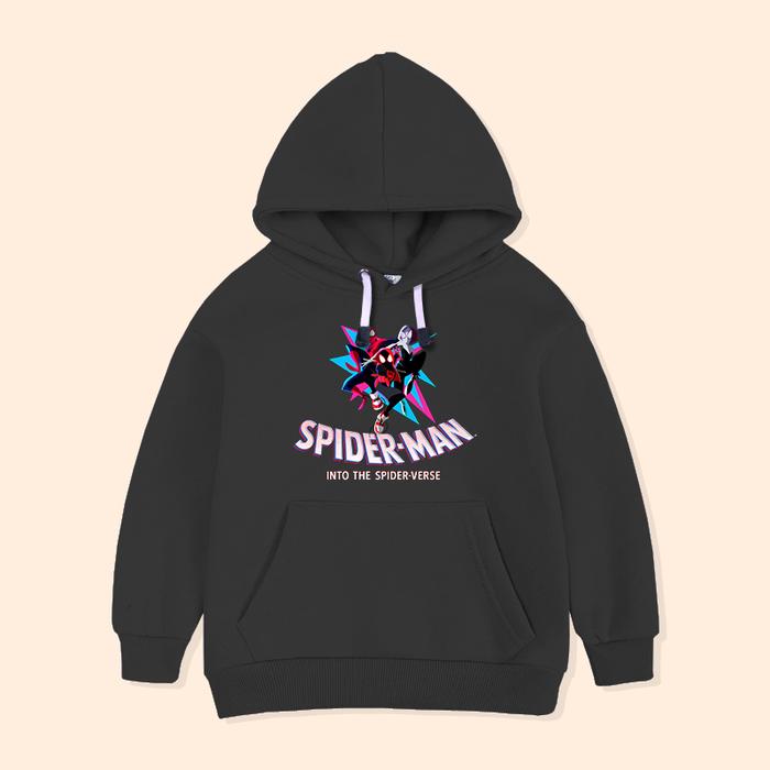 Gambar Jaket Hoodie Anak Spiderman Into The Spider Verse Karakter Kartun Atasan Anak Laki-Laki Perempuan SPI-03 - Hitam, XS dari Yanura Official undefined Tokopedia