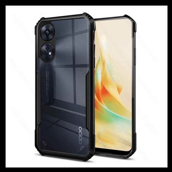Gambar Oppo A58 4G Rzants Blade Original Casing Hard Case Cover Back Transparan Silicone Bumper Clear - HITAM., OPPO A58 4G. dari Case Thebest undefined Tokopedia