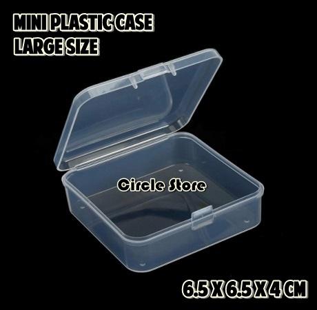 Gambar Kotak Plastik Mini Besar / Mini Plastic Case Box 6.5 x 6.5 x 4 cm - XXL dari Circle Store Official undefined 4 Tokopedia