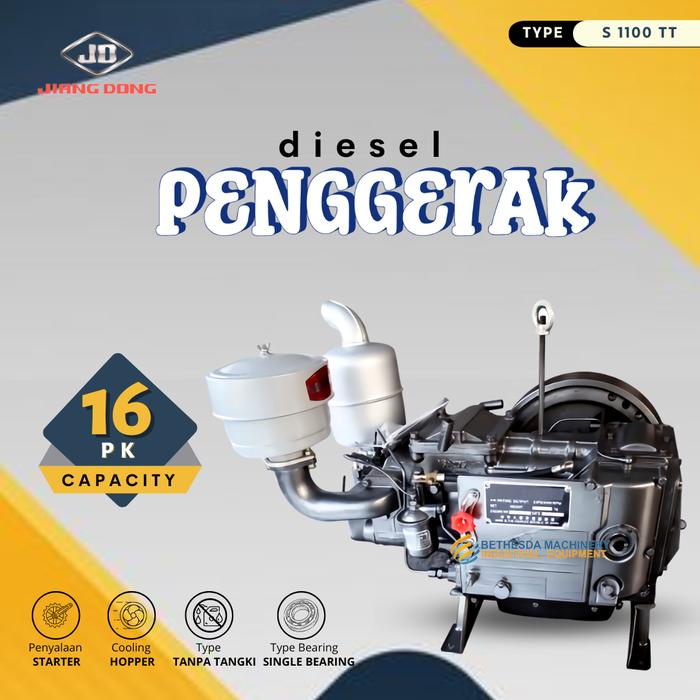 Gambar Diesel Penggerak 16 HP Jiangdong 16 pk S1100 Hopper TT - S1100 TT dari Engineering Machine undefined Tokopedia