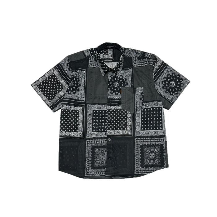 Gambar Kemeja Pendek Pria Jumbo Fatgoods Cotton Japan Tribal - TRIBAL JAPAN, 2XL dari FATGOODS undefined Tokopedia