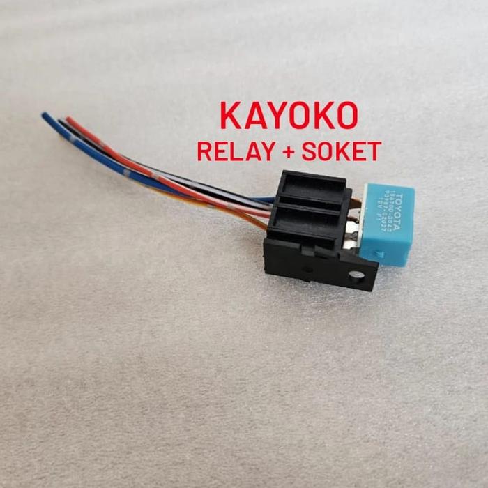 Gambar Relay Ac biru 12v K4 Denso Toyota Daihatsu Mitsubishi - RELAY+SOKET dari KAYOKO GENUINE PART undefined Tokopedia