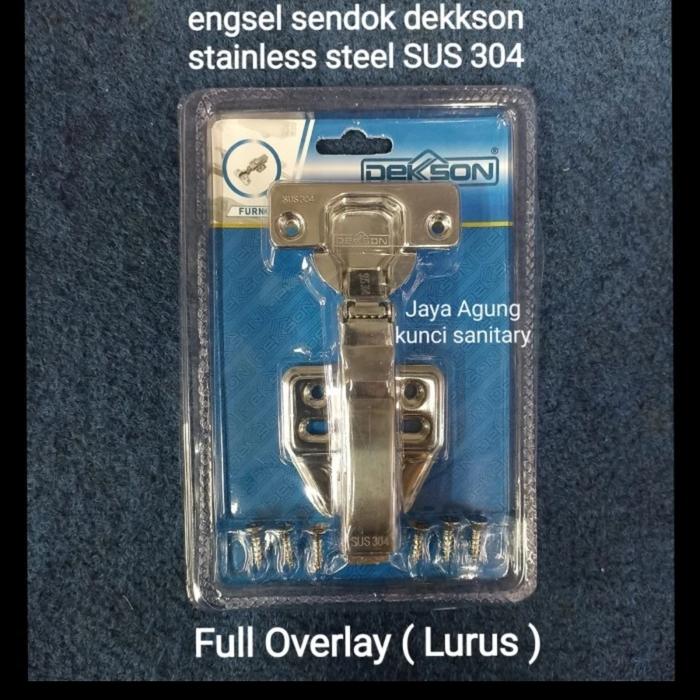 Gambar Engsel Sendok Dekson Soft Close/Hidrolik Stainless 304 - Lurus dari Jaya Agung Kunci Sanitari undefined Tokopedia