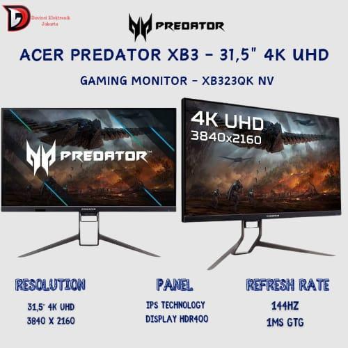 Monitor Xb323qk Release Acer Predator XB323QK 32