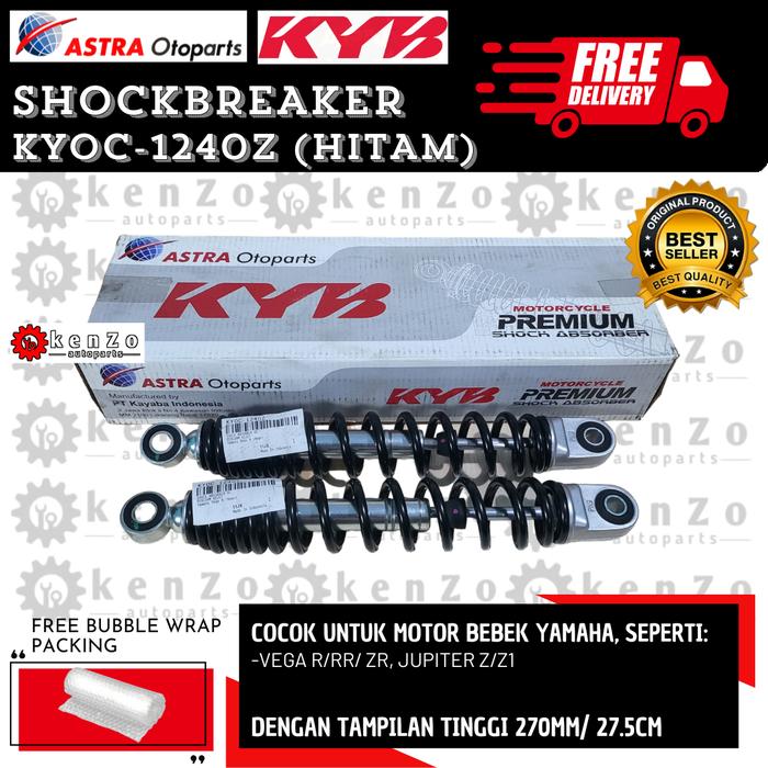 Gambar [Original Shockbreaker] [Gratis Ongkir] Shock Belakang Yamaha Vega R ZR RR New (All Type) Kyb Oc-Series Premium 1240z Resmi dari Astra Otoparts dari kenzoautoparts undefined Tokopedia