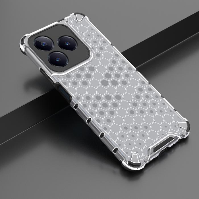 Gambar Realme C63 - Honeycomb Hybrid Clear Armor Case Shockproof - Clear dari Megascarlet undefined Tokopedia