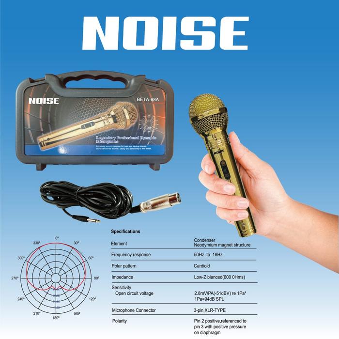 Gambar Shure Microphone Mic Single + Kabel Murah Berkualitas BETA 58A - Beta 68A dari NICA EL undefined Tokopedia