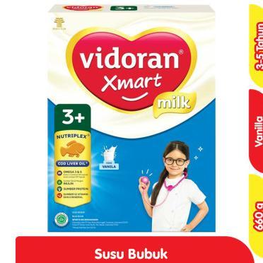 Gambar Vidoran Xmart 3+ Susu Pertumbuhan Anak 3-5 Tahun 700 Gr -Sahabat Mom&Baby - Vanila dari sonia gift shop undefined Tokopedia