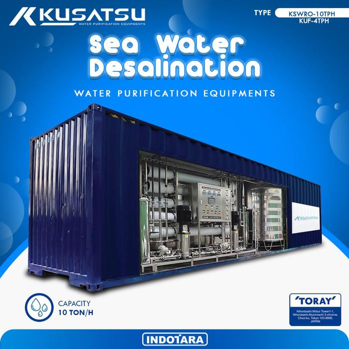 Gambar Sea Water Desalination Machine Kusatsu KSWRO-10TPH and KUF-4TPH - Containerized dari PT. Indotara Persada undefined Tokopedia